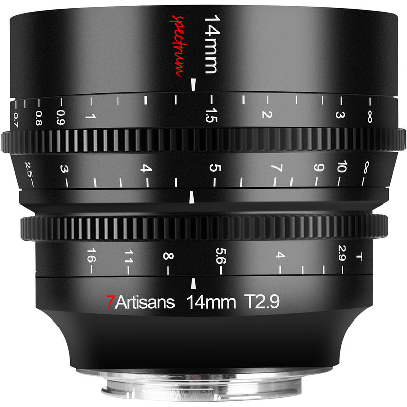 7artisans Photoelectric Spectrum 14mm T2.9 Prime Cine Lens (Canon RF)