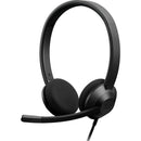 Cisco 322 Wired Dual Headset On-Ear with USB-A Connection (Carbon Black)