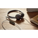 Cisco 322 Wired Dual Headset On-Ear with USB-A Connection (Carbon Black)