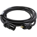 Lex Products NEMA L5-20 Locking Extension Cable (Black, 100')