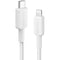ANKER Bio-Braided USB-C to Lightning Cable (White, 3')