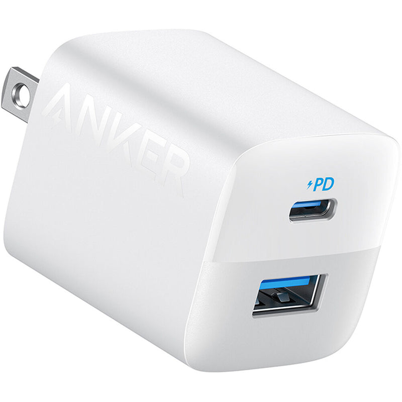 ANKER 32W 2-Port USB-C/USB-A Wall Charger with Lightning Cable