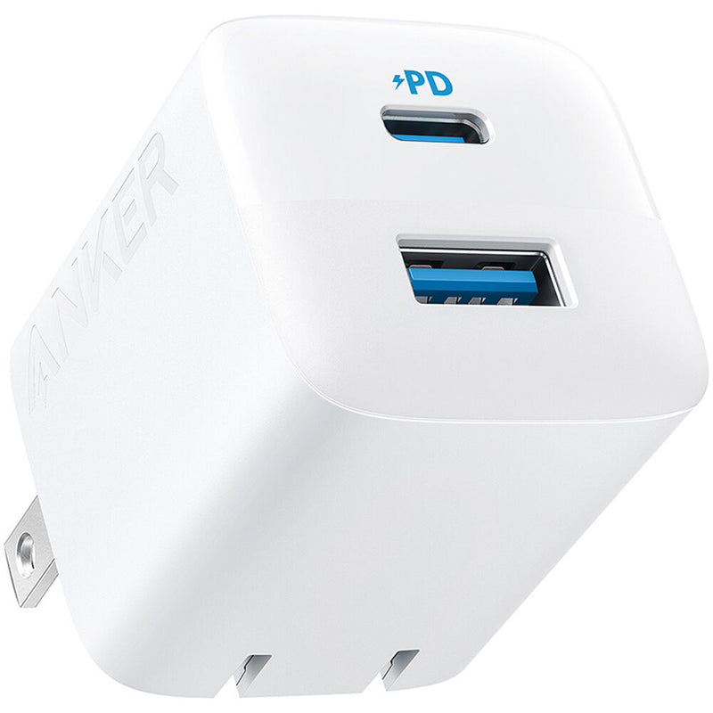 ANKER 32W 2-Port USB-C/USB-A Wall Charger with Lightning Cable