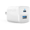 ANKER 32W 2-Port USB-C/USB-A Wall Charger with Lightning Cable
