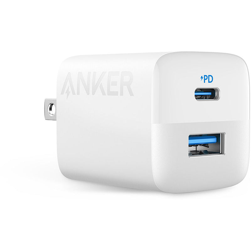 ANKER 32W 2-Port USB-C/USB-A Wall Charger with Lightning Cable