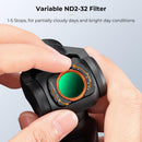 K&F Concept Nano-X Series VND Filter Kit with Green Coating for DJI Osmo Pocket 3 (VND2-32 & VND32-512)