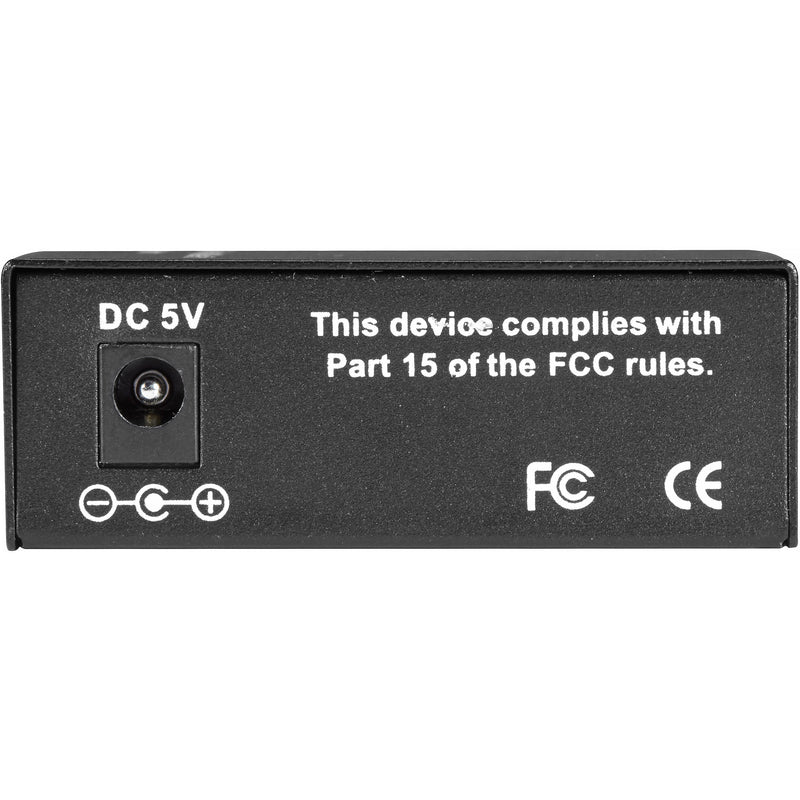 Black Box Pure Networking Gigabit Ethernet Single Mode SC Fiber Media Converter