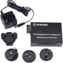 Black Box Pure Networking Gigabit Ethernet Single Mode SC Fiber Media Converter