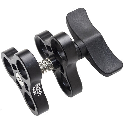 Scubalamp AC03 Triple Butterfly Clamp (Black)