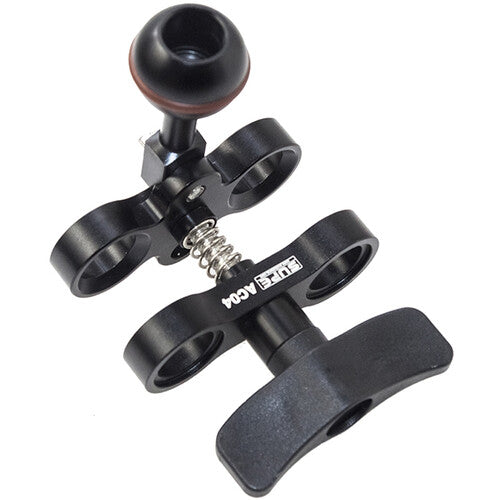 Scubalamp Butterfly Clamp with Ball Mount (Black)