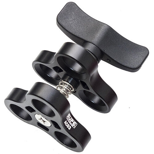 Scubalamp AC03 Triple Butterfly Clamp (Black)