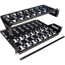 CableTronix Rack Mount Shelf for 8 DIRECTV H25/H26K Receivers