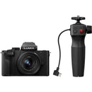 Panasonic Lumix G100D Mirrorless Camera with 12-32mm f/3.5-5.6 and 45-150mm f/4-5.6 Lenses and Content Creation Kit (Black)