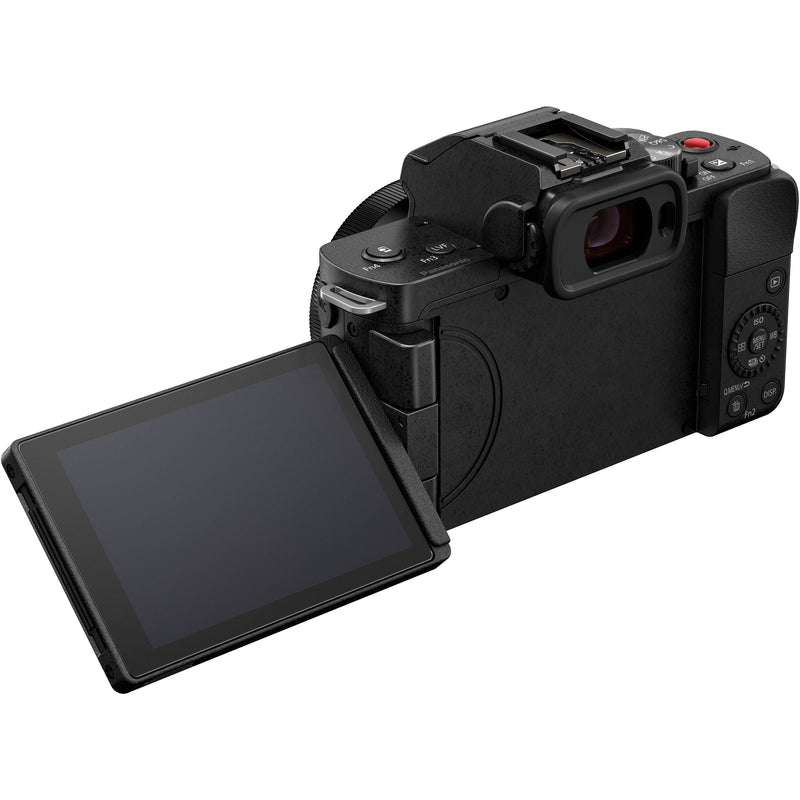 Panasonic Lumix G100D Mirrorless Camera with 12-32mm Lens and Tripod Grip