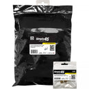Simply45 F-Connector 3 GHz Keystone Snap-In Inserts (White, 25-Pack)
