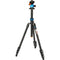 3 Legged Thing Patti 2.0 Magnesium Travel Tripod with AirHed Mini Ball Head (Blue)