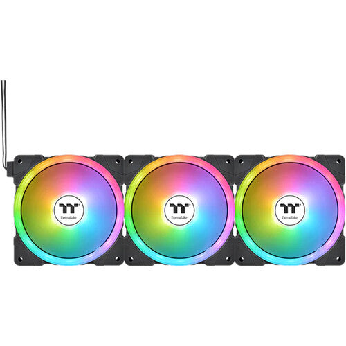 Thermaltake TT Premium Edition SWAFAN EX14 ARGB Sync PC 140mm Cooling Fan (3-Pack)