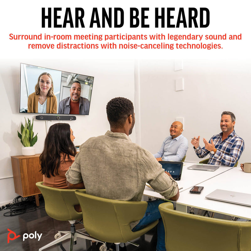 Poly X52 All-In-One Video Bar with TC10 Controller Kit