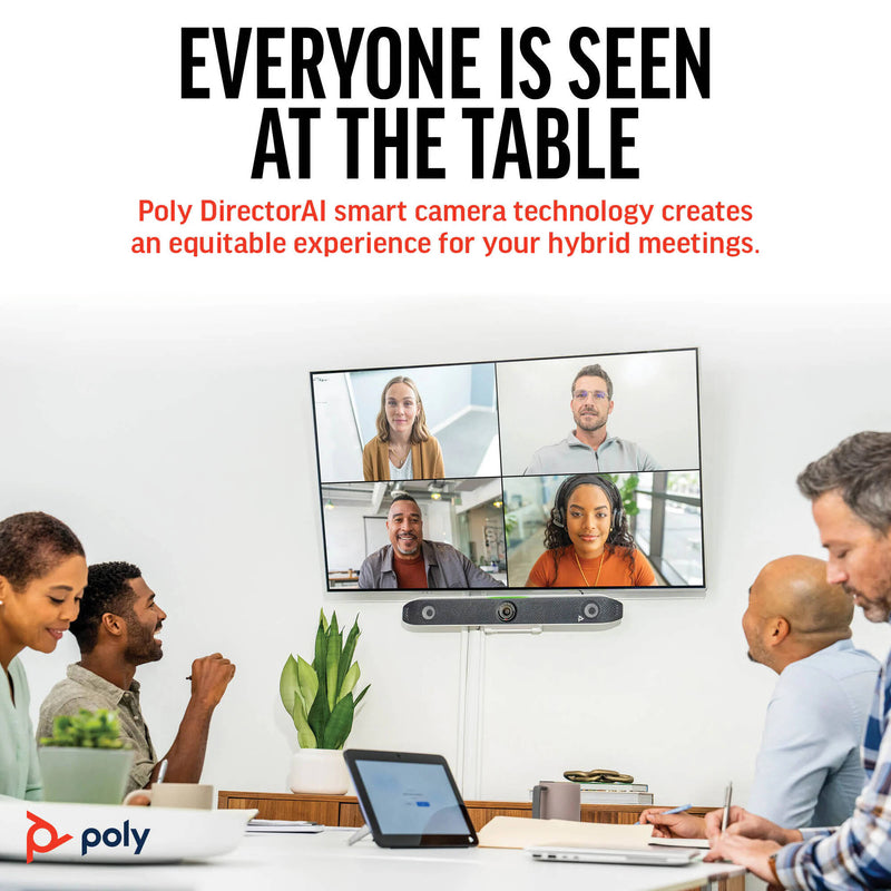 Poly X52 All-In-One Video Bar with TC10 Controller Kit