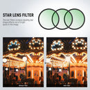 Neewer Star Filter Kit (43mm, 3-Piece)