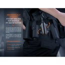 Fenix Flashlight ALP-20 Open-Top Leather Flashlight Duty Holster