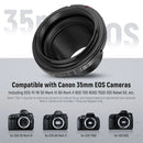 Neewer LA-05 T Ring Adapter for Canon EOS EF-Mount Cameras