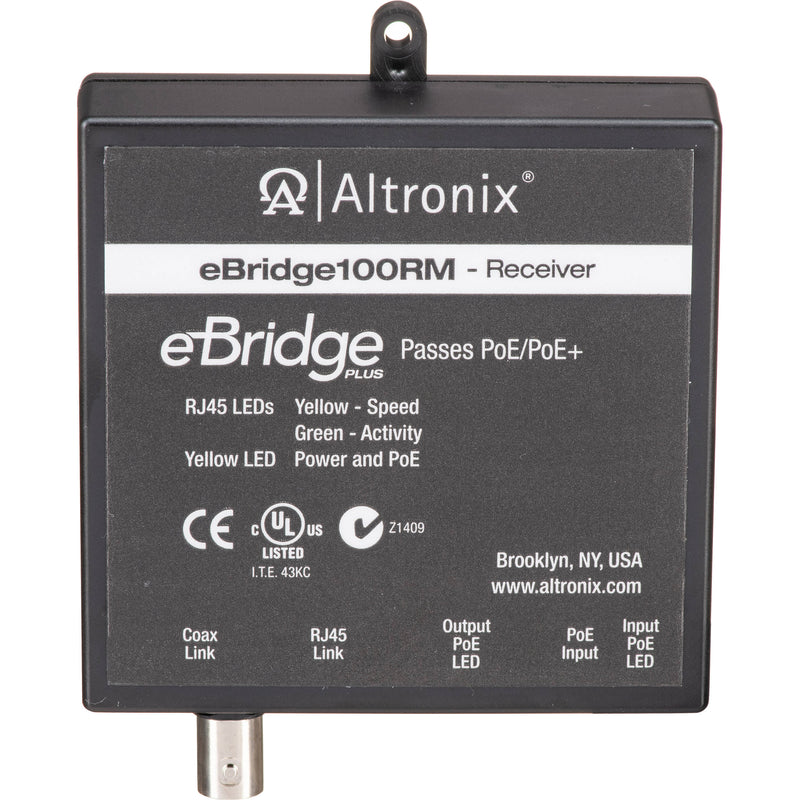 ALTRONIX EoC Single Port Adapter Kit, 100Mbps, Passes PoE/PoE+