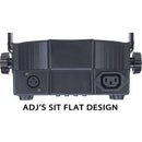Eliminator Lighting MEGA FLAT PAK8 EP Kit with 8 Mega Par Profile EP LED Pars, 7 DMX Cables, and Carrying Bag