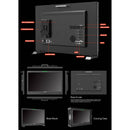 Lilliput 15.6" 12G-SDI/HDMI Broadcast Studio Monitor&nbsp;with Carry Case (V-Mount)