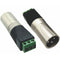 American Recorder 3-Pin XLR Male to Screw Terminal Adapter