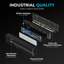 Sabrent NVMe M.2 SSD to PCIe Adapter Card with Aluminum Heatsink