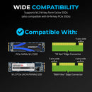 Sabrent NVMe M.2 SSD to PCIe Adapter Card with Aluminum Heatsink