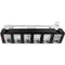 Simply45 12-Port Unloaded UTP Keystone Patch Panel (Black)
