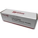 Simply45 12-Port Unloaded UTP Keystone Patch Panel (Black)