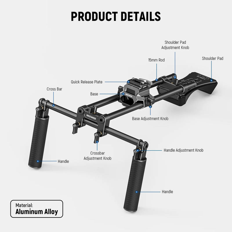 Neewer SR007 Universal Shoulder Rig Bundle