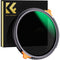 K&F Concept Nano-X Series 2-in-1 Variable ND & CPL Filter (62mm, 2 to 6-Stop)