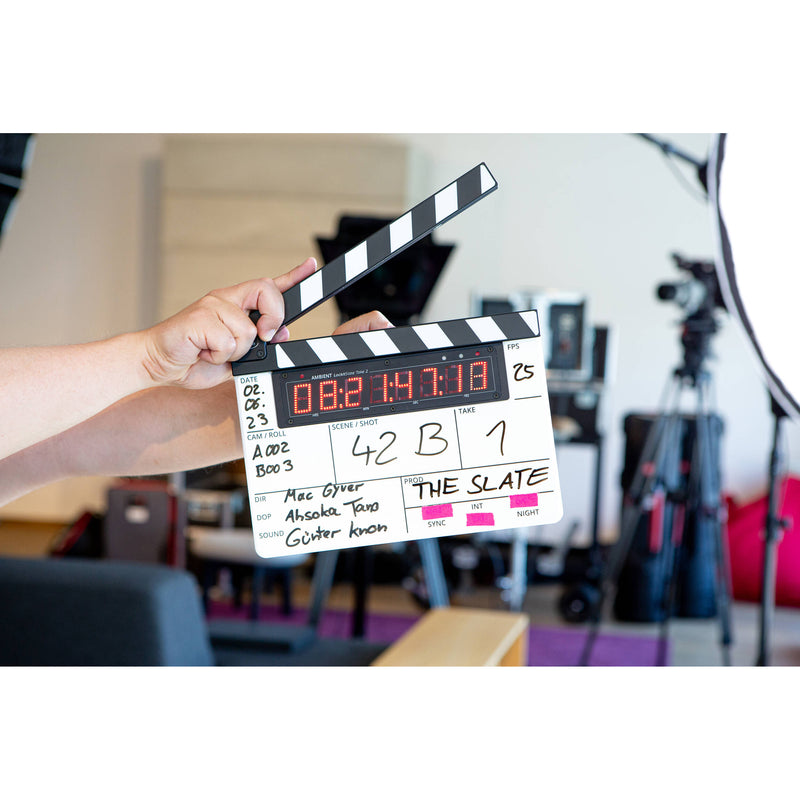 Ambient Recording Lockit Slate Board Sticker with Sound Department Section
