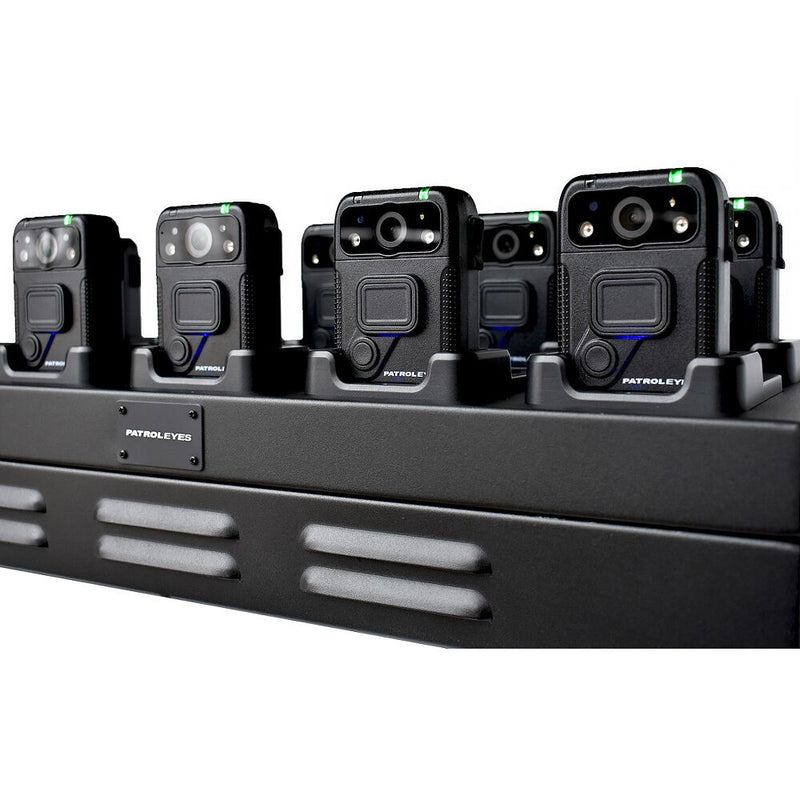 PatrolEyes Data Transfer Docking Station for 10 IRIS Body Cameras