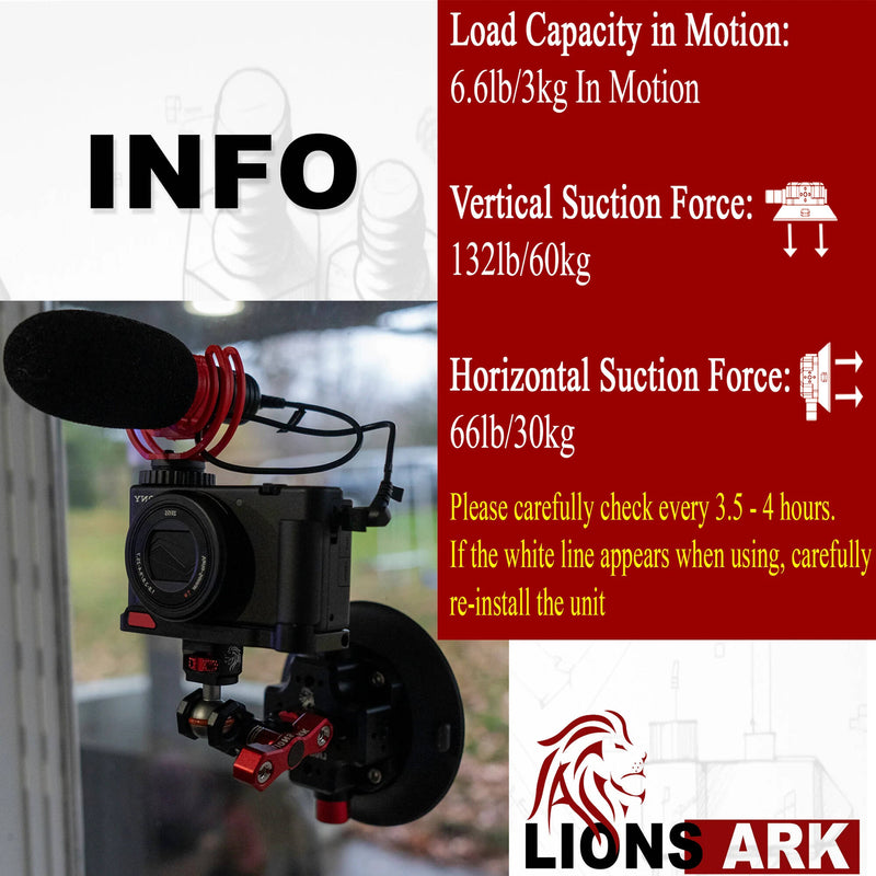 Lions Ark Lion's Grip Prime Suction Cup (4.5")