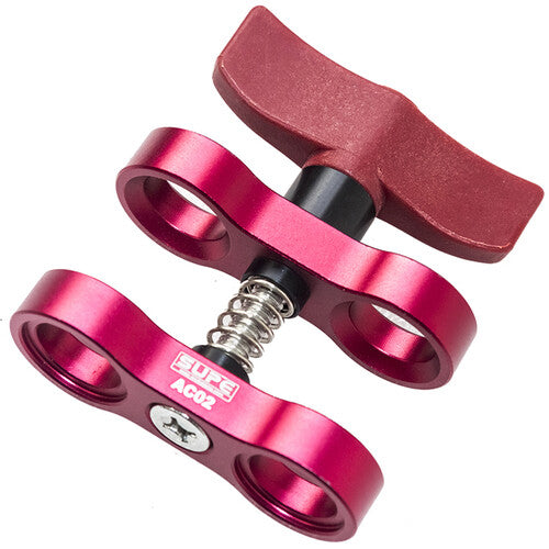 Scubalamp AC02 Double Butterfly Clamp (Red)