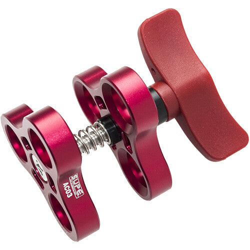 Scubalamp AC03 Triple Butterfly Clamp (Red)