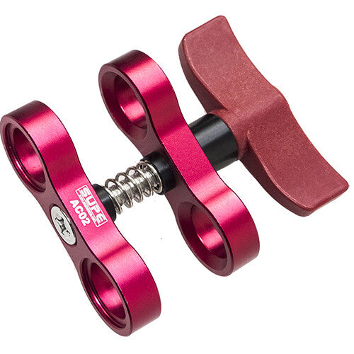 Scubalamp AC02 Double Butterfly Clamp (Red)