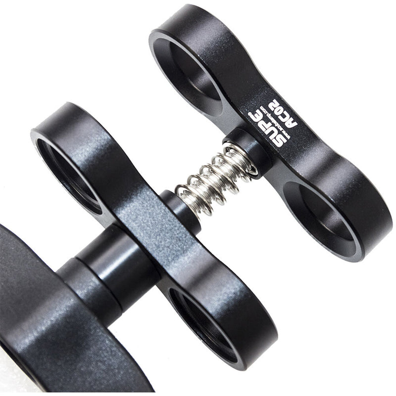 Scubalamp AC02 Double Butterfly Clamp (Red)