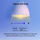 TP-Link KL135 Kasa Smart Wi-Fi Light Bulb (Multicolor, 8-Pack)