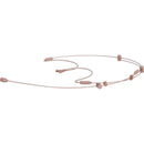 Galaxy Audio HSM4F Fully Adjustable Dual-Ear Headset Microphone and 4 Cables with Hirose cW Connectors (Beige)