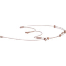 Galaxy Audio HSM8F Fully Adjustable Dual-Ear Headset Microphone and 4 Cables with TA4F Connectors (Beige)