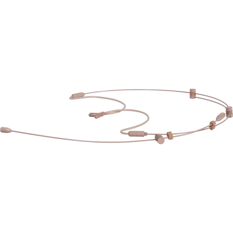 Galaxy Audio HSM8F Fully Adjustable Dual-Ear Headset Microphone and 4 Cables with TA4F Connectors (Beige)