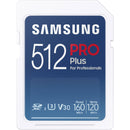 Samsung 512GB PRO Plus UHS-I SDXC Memory Card with USB-A Card Reader