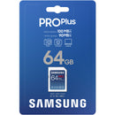 Samsung 64GB PRO Plus UHS-I SDXC Memory Card