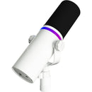 BEACN Mic Dynamic USB Broadcast Microphone 2-Person Podcasting Kit with Boom Arms (White)